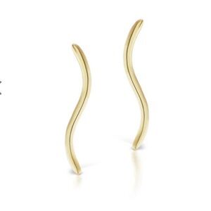 Kbh Jewels 14k gold S climber earring